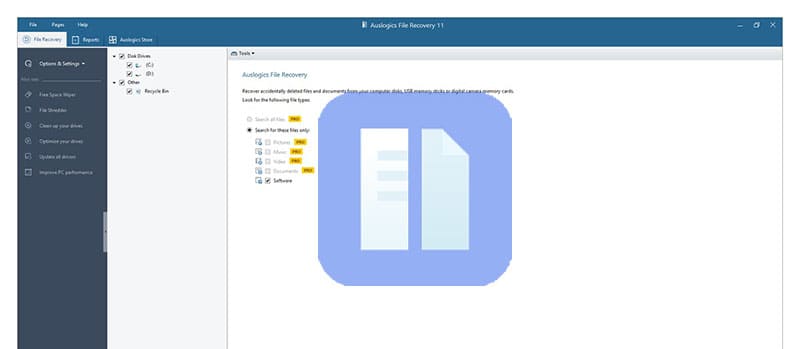 auslogics file recovery pro latest version Free Download - IGetMyPC.com