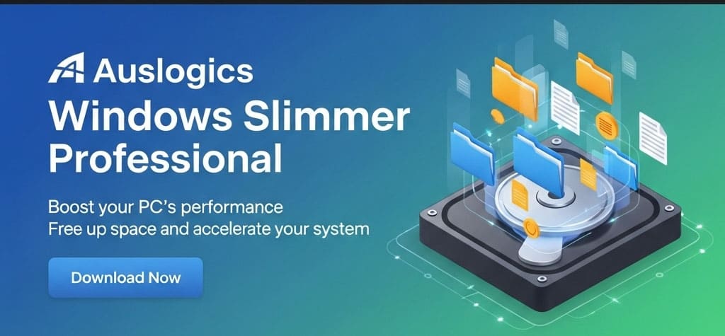 auslogics windows slimmer pro direct link Free Download - IGetMyPC.com