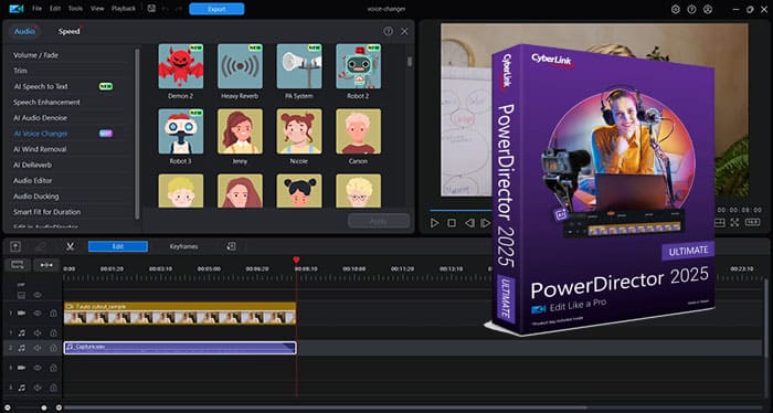 CyberLink PowerDirector Ultimate 2025 Latest Version Free Download - IGetMyPC.com
