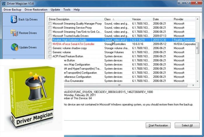 Driver Magician Free Download - IGetMyPC.com