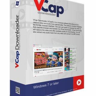 VCap Downloader Pro Logo Free Download - IGetMyPC.com