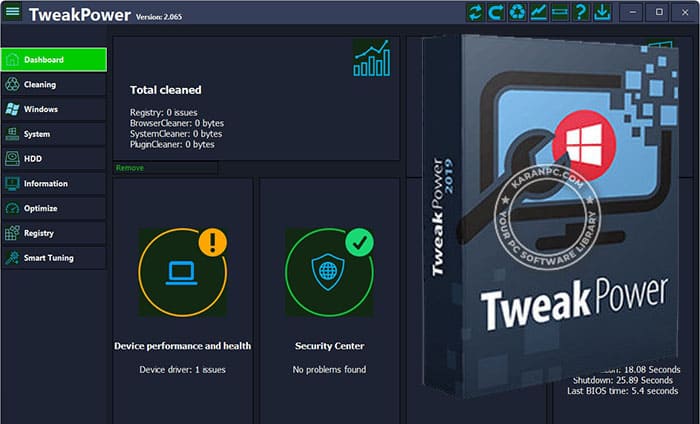 TweakPower Latest Version Free Download - IGetMyPC.com